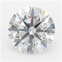 Del inventario de diamantes de laboratorio, 1.09 quilates, Redondo , Color D, claridad VVS2 y certificado IGI