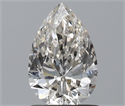 Natural Diamond 1.00 Carats, Pear with  Cut, I Color, VS2 Clarity and Certified by IGI