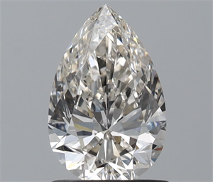 Picture of Natural Diamond 1.00 Carats, Pear with  Cut, I Color, VS2 Clarity and Certified by IGI