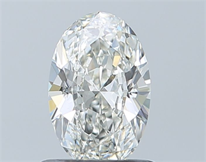 Picture of Natural Diamond 0.70 Carats, Oval with  Cut, I Color, VS1 Clarity and Certified by GIA