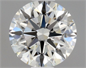 Diamante Natural 0.55 quilates, Redondo , Color J, claridad VVS2 y certificado GIA