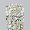 Natural Diamond 1.23 Carats, Radiant with  Cut, K Color, SI2 Clarity and Certified by GIA