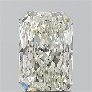 Picture of Natural Diamond 1.23 Carats, Radiant with  Cut, K Color, SI2 Clarity and Certified by GIA