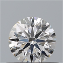 Natural Diamond 0.41 Carats, Round with Excellent Cut, F Color, VVS1 Clarity and Certified by GIA