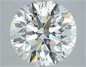 Natural Diamond 4.80 Carats, Round with Excellent Cut, F Color, SI1 Clarity and Certified by GIA