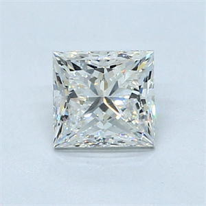 Picture of Natural Diamond 0.80 Carats, Princess with  Cut, G Color, VS2 Clarity and Certified by GIA