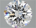 Lab Grown Diamond 3.01 Carats, Round with Excellent Cut, E Color, VVS2 Clarity and Certified by IGI