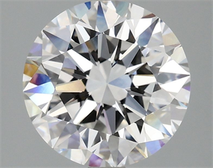 Picture of Lab Grown Diamond 3.01 Carats, Round with Excellent Cut, E Color, VVS2 Clarity and Certified by IGI