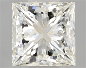 Picture of Natural Diamond 1.01 Carats, Princess with  Cut, I Color, IF Clarity and Certified by IGI