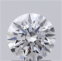 Lab Grown Diamond 1.24 Carats, Round with Ideal Cut, D Color, VVS2 Clarity and Certified by IGI