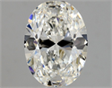 Natural Diamond 0.90 Carats, Oval with  Cut, H Color, VS1 Clarity and Certified by GIA