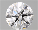 Natural Diamond 4.01 Carats, Round with Excellent Cut, E Color, VVS1 Clarity and Certified by GIA