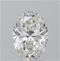 Natural Diamond 2.51 Carats, Oval with  Cut, G Color, SI1 Clarity and Certified by GIA