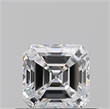 Diamante Natural 0.51 quilates, Asscher , Color E, claridad VS1 y certificado GIA