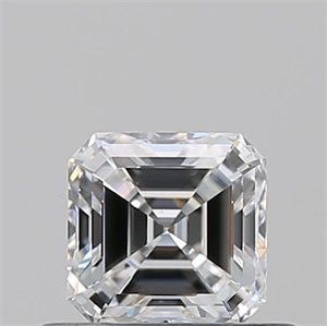 Foto Diamante Natural 0.51 quilates, Asscher , Color E, claridad VS1 y certificado GIA de