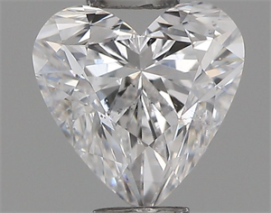 Picture of Natural Diamond 0.38 Carats, Heart with  Cut, D Color, SI2 Clarity and Certified by IGI