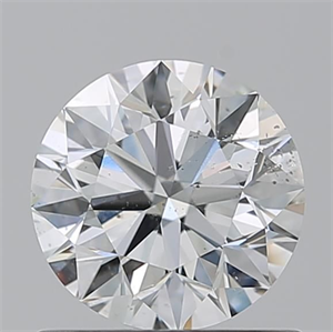 Picture of Natural Diamond 0.90 Carats, Round with Excellent Cut, F Color, SI2 Clarity and Certified by GIA