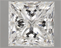 Natural Diamond 1.01 Carats, Princess with  Cut, G Color, VS1 Clarity and Certified by GIA