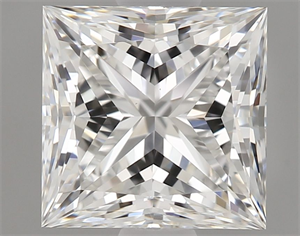 Picture of Natural Diamond 1.01 Carats, Princess with  Cut, G Color, VS1 Clarity and Certified by GIA
