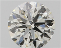 Natural Diamond 0.40 Carats, Round with Excellent Cut, H Color, VS2 Clarity and Certified by IGI