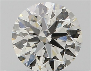 Picture of Natural Diamond 0.40 Carats, Round with Excellent Cut, H Color, VS2 Clarity and Certified by IGI