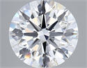 Lab Grown Diamond 3.00 Carats, Round with Excellent Cut, D Color, VS1 Clarity and Certified by IGI