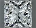 Natural Diamond 1.01 Carats, Princess with  Cut, H Color, VVS2 Clarity and Certified by IGI