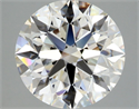 Natural Diamond 2.92 Carats, Round with Excellent Cut, E Color, VVS2 Clarity and Certified by GIA