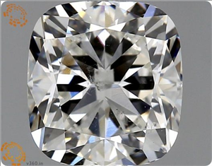 Picture of Natural Diamond 1.70 Carats, Cushion with  Cut, G Color, SI2 Clarity and Certified by GIA