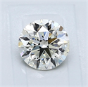 Diamante Natural 1.00 quilates, Redondo , Color K, claridad I1 y certificado GIA