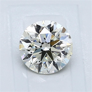 Picture of Natural Diamond 1.00 Carats, Round with Very Good Cut, K Color, I1 Clarity and Certified by GIA