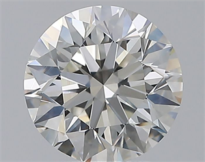 Picture of Natural Diamond 2.81 Carats, Round with Excellent Cut, I Color, VS1 Clarity and Certified by GIA