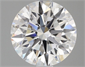 Lab Grown Diamond 1.56 Carats, Round with Ideal Cut, D Color, VS2 Clarity and Certified by IGI