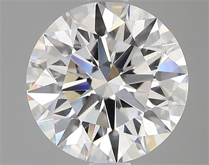 Picture of Lab Grown Diamond 1.56 Carats, Round with Ideal Cut, D Color, VS2 Clarity and Certified by IGI
