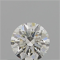 Natural Diamond 0.40 Carats, Round with Excellent Cut, J Color, VS1 Clarity and Certified by GIA