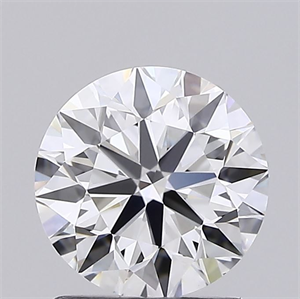 Picture of Lab Grown Diamond 1.50 Carats, Round with Excellent Cut, D Color, VVS2 Clarity and Certified by IGI