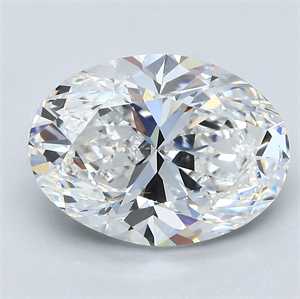 Picture of Natural Diamond 4.02 Carats, Oval with  Cut, E Color, VS1 Clarity and Certified by GIA