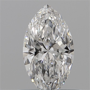 Picture of Natural Diamond 0.12 Carats, Marquise with  Cut, D Color, VS1 Clarity and Certified by IGI