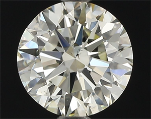 Picture of Natural Diamond 0.90 Carats, Round with Excellent Cut, M Color, SI1 Clarity and Certified by GIA