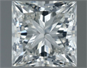 Natural Diamond 0.70 Carats, Princess with  Cut, I Color, SI2 Clarity and Certified by GIA