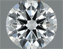 Natural Diamond 0.50 Carats, Round with Excellent Cut, H Color, VVS1 Clarity and Certified by IGI