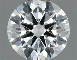 Picture of Natural Diamond 0.50 Carats, Round with Excellent Cut, H Color, VVS1 Clarity and Certified by IGI