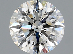 Foto Diamante Natural 0.91 quilates, Redondo , Color H, claridad SI2 y certificado GIA de