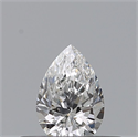 Diamante Natural 0.25 quilates, De pera , Color F, claridad VVS1 y certificado GIA