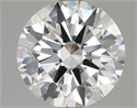 Lab Grown Diamond 2.89 Carats, Round with Ideal Cut, D Color, VVS2 Clarity and Certified by IGI