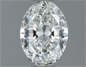Natural Diamond 0.70 Carats, Oval with  Cut, G Color, VVS2 Clarity and Certified by GIA