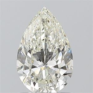 Picture of Natural Diamond 1.01 Carats, Pear with  Cut, I Color, SI1 Clarity and Certified by IGI