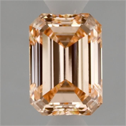 Picture of Lab Grown Diamond 1.22 Carats, Emerald with  Cut, Fancy Intense Pink Color, VS2 Clarity and Certified by IGI