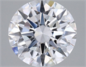 Del inventario de diamantes de laboratorio, 2.01 quilates, Redondo , Color D, claridad VVS2 y certificado GIA