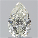 Natural Diamond 1.01 Carats, Pear with  Cut, H Color, VVS1 Clarity and Certified by IGI
